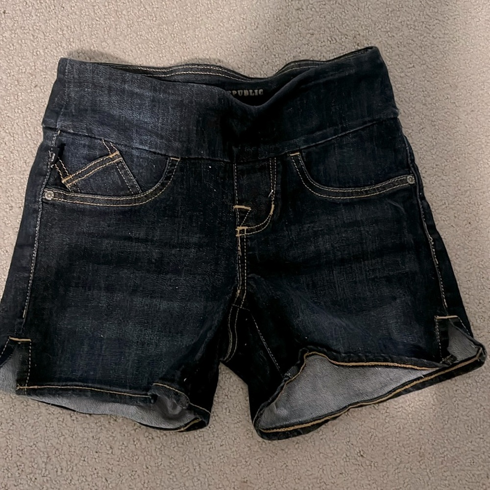 Denim shorts